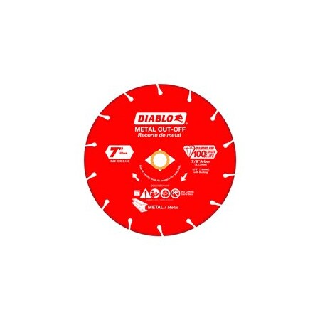 Diablo 7 Diam MTL Cut Wheel DDD070DIA101F